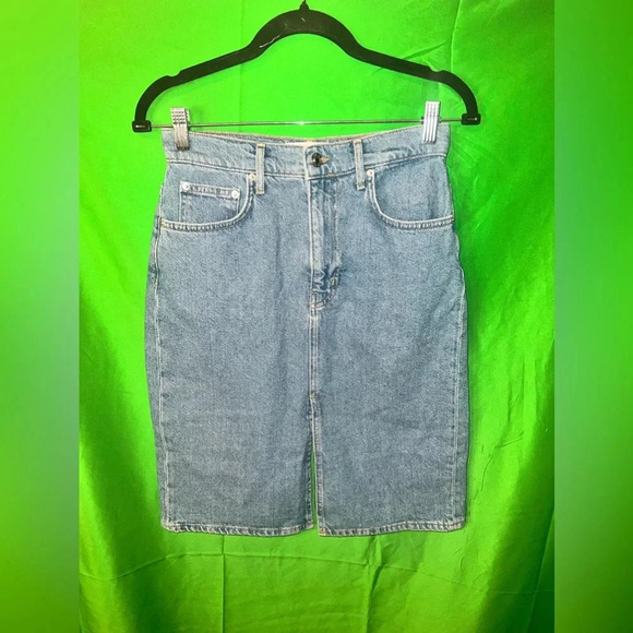 NWT Derek Lam 10 Crosby Denim Skirt size 26 - Picture 3 of 10